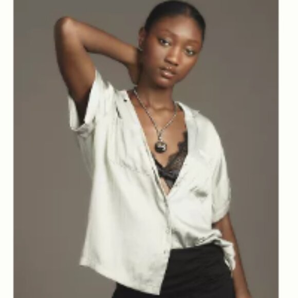 Brand New The Brenna Short-Sleeve Buttondown Shirt - Picture 1 of 4